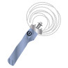 Runde Metallstriegel mit Griff Imperial Riding - Morgenblau metallic