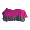 Outdoordecke Imperial Riding Limited Fleece mit Halsteil - Himbeere / Grau
