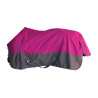 Outdoordecke Imperial Riding Limited Fleece ohne Halsteil - Himbeere / Grau