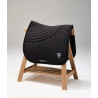 Ergonomische Unisex-Satteldecke von Horse Pilot - Schwarz / Glitzer