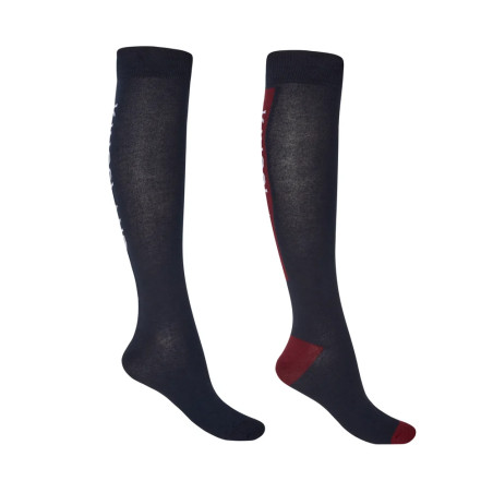 Unisex-Kniestrümpfe Logo 2er-Pack Kingsland