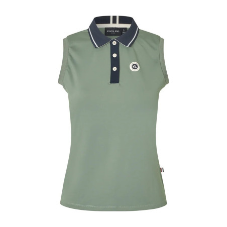 Ärmelloses Damen-Polo aus Piqué KLLaura Kingsland