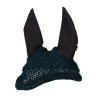 Fliegenhaube Lugano Elegant- HKM - Schwarz / Petrol