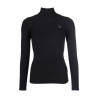 Rollkragenshirt Montalcino- HKM - Schwarz