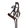 Ledertrense Rosegold Hobby Horsing- HKM - Braun