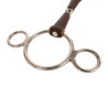 Pessoa 3 ring Gebiss Flex einfach gebrochen medium 20mm 14,5cm - Weiß