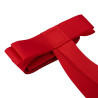 Rote Schleife mit Klettverschluss - Rot
