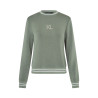 Damen-Sweatshirt mit Swarovski-Kristallen KLLilian Kingsland - Skarabäusgrün