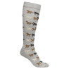 Running Horse Sock Jr Mountain Horse Kinder - Kieselgrau