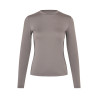 Damen-Trainings-T-Shirt mit Rundhalsausschnitt KLLea Kingsland - Eisenbraun