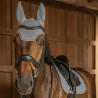 Fliegenhaube Wellington Full Glitzernd Pony Lila Kentucky - Grau