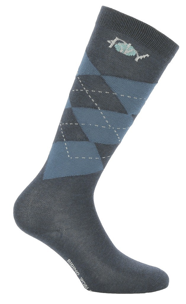 Socken Riding World Raute