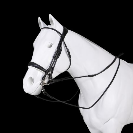 Trense Acavallo Gioconda Leder Doppelte Zügel