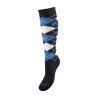 Acavallo Socken aus Baumwolle mit Strass - Dunkelblau / Blau / graue Strasssteine