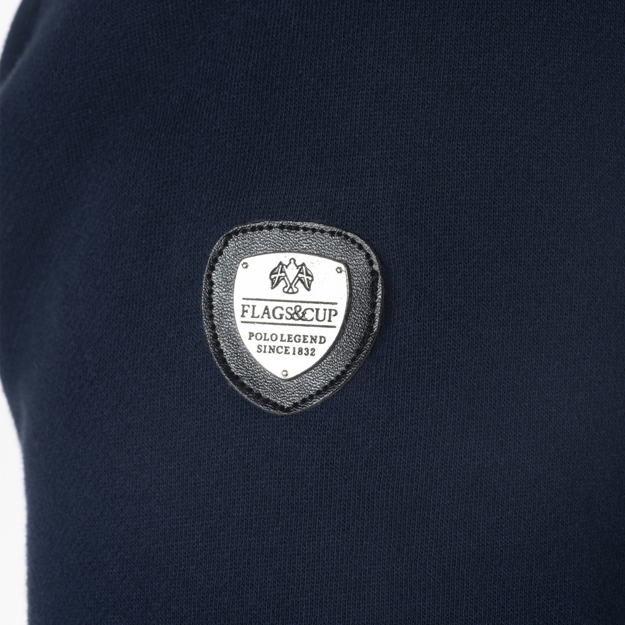 Kinder-Kapuzenjacke Perico Flags & Cup Marineblau