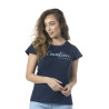Damen-T-Shirt Goya Flags & Cup - Marineblau
