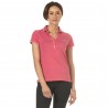 Damen-Poloshirt Rosa Flags & Cup - Fuchsie