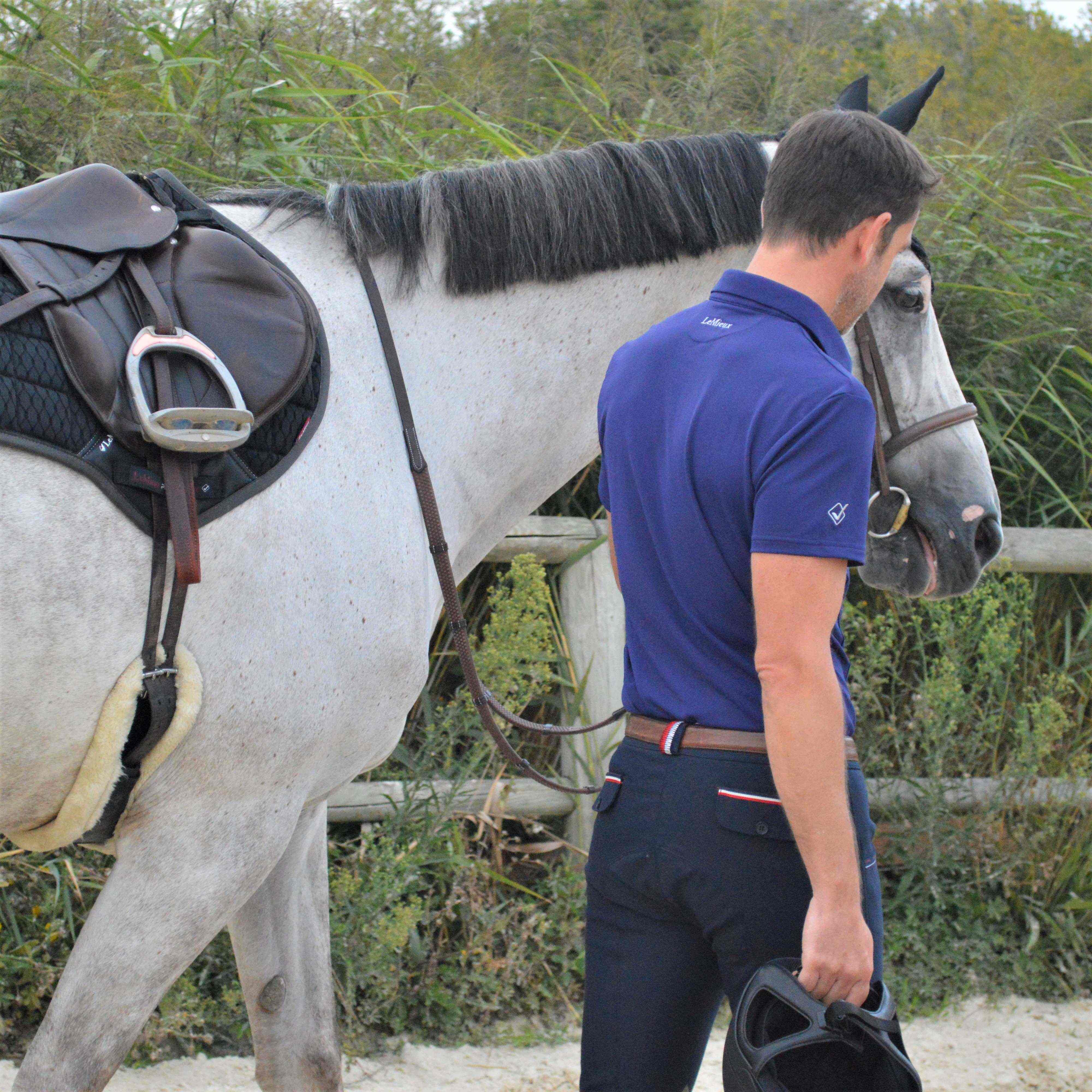 Herrenreithose Flags & Cup Saint Malo Marineblau