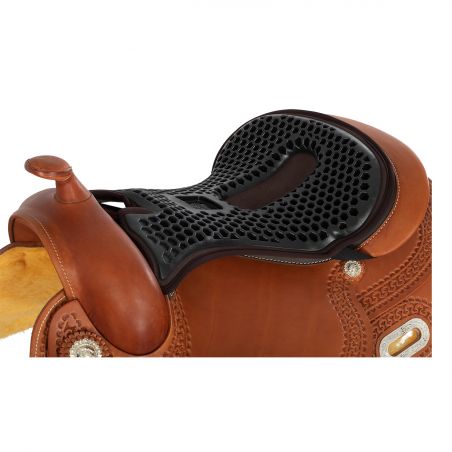 Sattelsitzbezug Acavallo Ortho-Coccyx Western Gel Hexagonal Dri-Lex 20mm