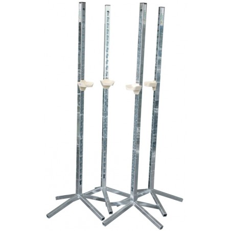 4er-Set einfache Metall-Kerzenhalter La Gée