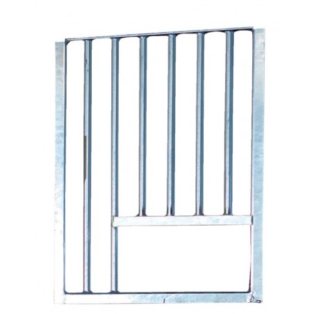 Feste vergitterte Fensteröffnung mit Futterdurchreiche La Gée