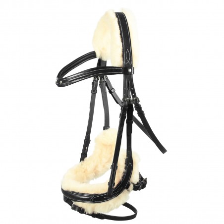 Anatomisches Zaumzeug Schaffell Rome Horze