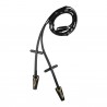 Zügel Kerry Horze mit Karabinern - Schwarz