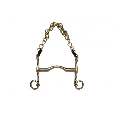 Gebiss Metalab Cyprium mit kurzen Schenkeln