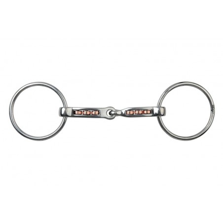 Mundstück 2 Ringe Metalab Magic System mit horizontalen Kupferrollen