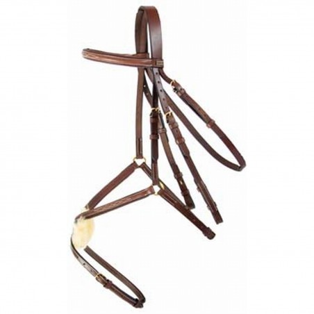 Trense Degas T de T mit Kreuznasenriemen