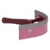 Gebogener PVC-Schweißmesser mit Gummi Imperial Riding - Rosa / Bordeaux / Silber