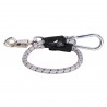 Imperial Riding elastische Anbindestrick für LKW 60 cm - Silber / Schwarz
