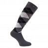 Argyle Socken HV Polo - Kohle / Schwarz / Taupe