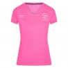 T-Shirt Favouritas Tech Kurzarm HV Polo - Neon-Fuchsia