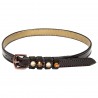 Sporenriemen aus Leder Imperial Riding Pardouz - Rosé Braun Metall