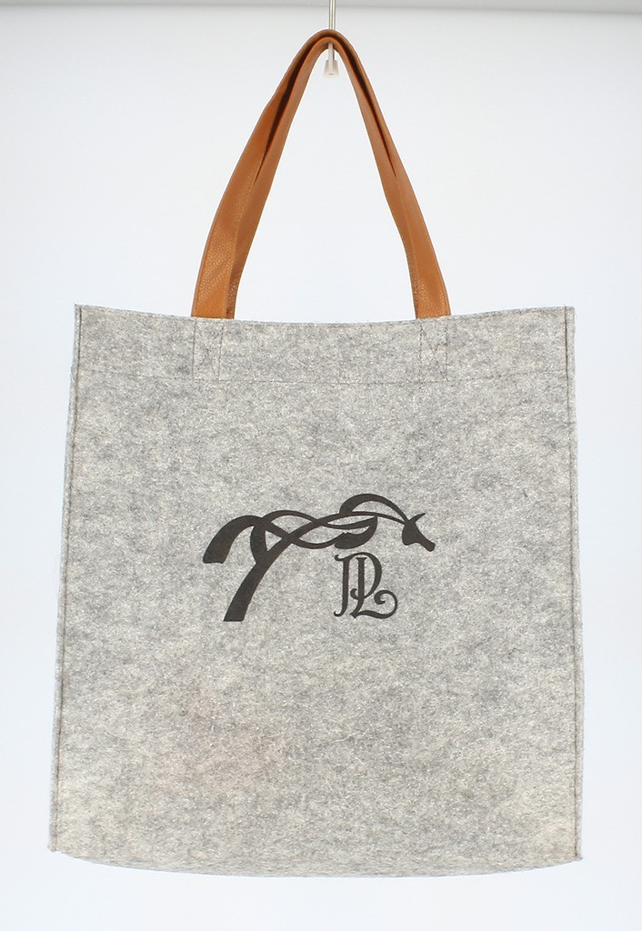 Pénélope Filz-Tasche Grau / Schwarz