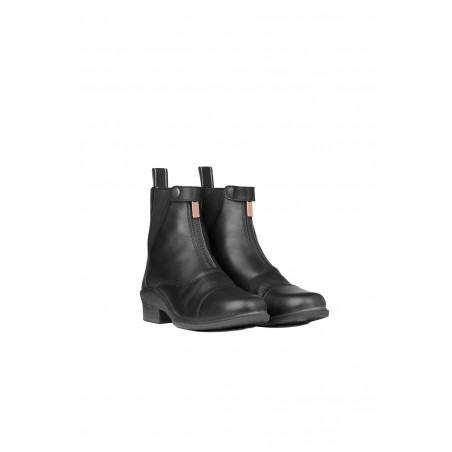 Lederstiefel Rosa mit Reißverschluss vorne Horze