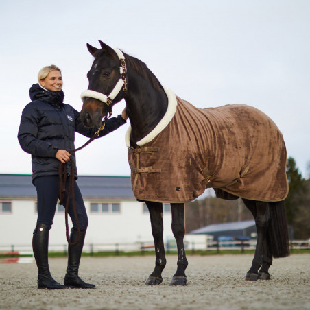 Lincolndecke Polar mit Fellkragen Horze