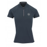 Poloshirt Equithème Emma Kurzarm - Marineblau