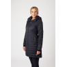 Lange Daunenjacke Horze Charlotte Damen - Dunkelmarineblau