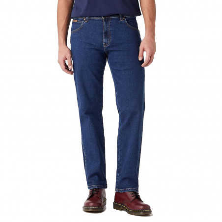 Jeans Herren Wrangler Texas Stretch dunkel