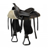Sattel Prime Lakota mit Wildledersitz - Schwarz