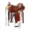 Western-Trail-Sattel rund Full Quarter 8020 - Haselnuss