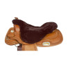 Westernsattelbezug Schaffell Umbria Equitazione - Braun