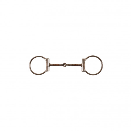 Westerngebiss D Pool's Edelstahl Einsätze aus Kupfer