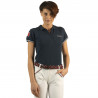 Damen-Poloshirt France Collection Flags & Cup - Marineblau