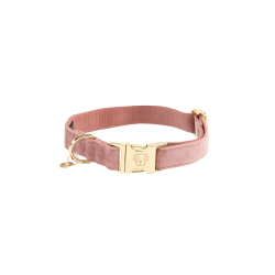 Hondenhalsband Velvet Kentucky Altrosa