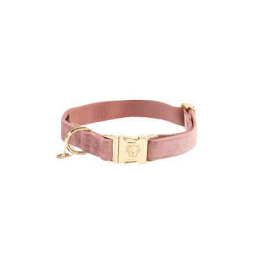 Hondenhalsband Velvet Kentucky Altrosa