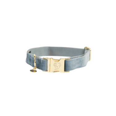 Hondenhalsband Velvet Kentucky Hellblau Hondenhalsband Velvet Kentucky Hellblau