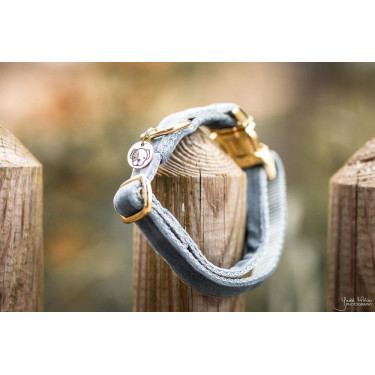 Hondenhalsband Velvet Kentucky Hellblau Hondenhalsband Velvet Kentucky Hellblau